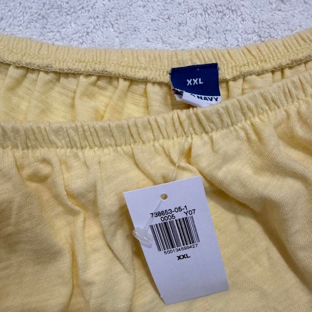 Old Navy Plus Women's Yellow Blouse XXL Cottagecore Soft Girl Square Neck New - Picture 5 of 5